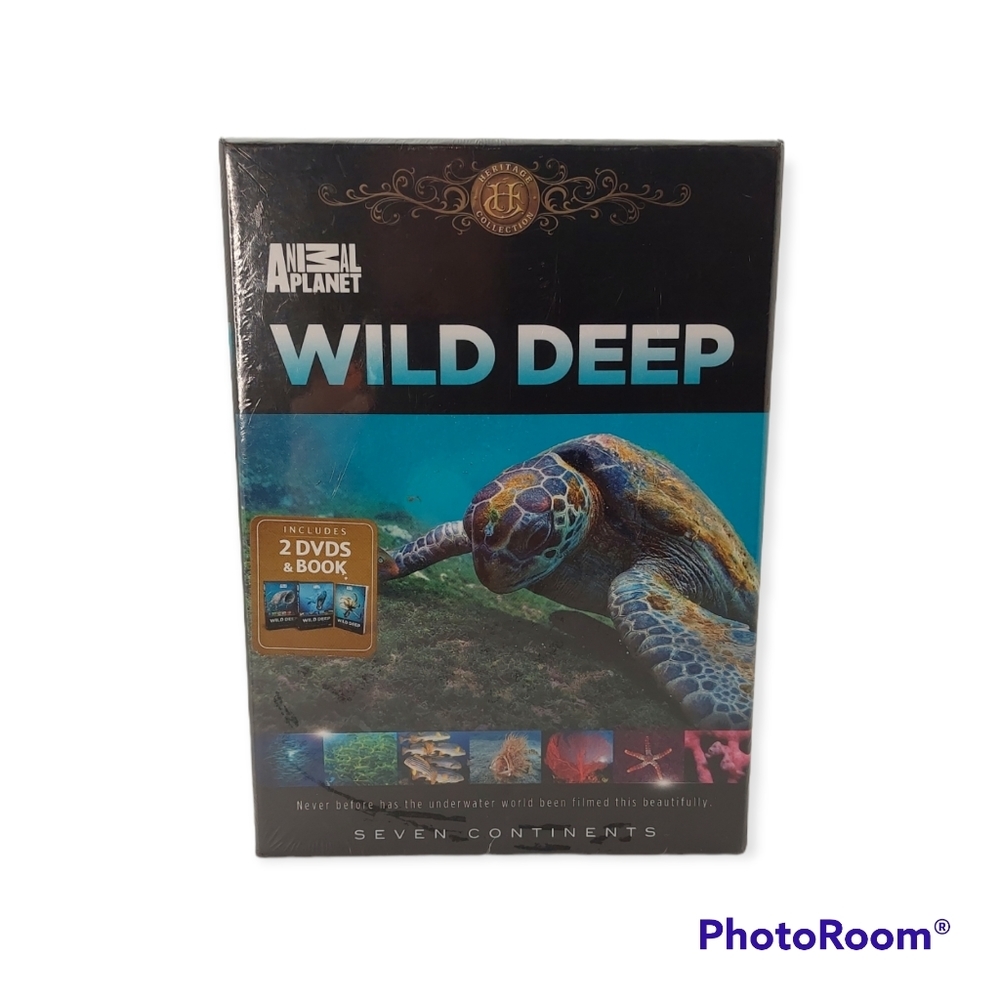 Animal Planet Wild Deep DVD 2014 2-Disc & Hardcover Book Box Set NEW Season